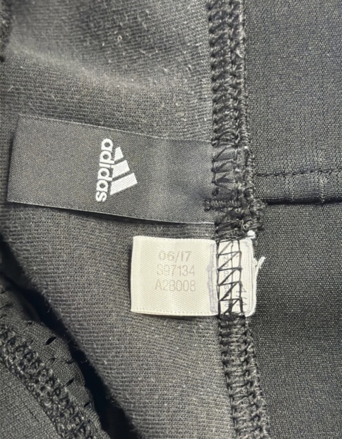 Spodnie dresowe Adidas Athletics 7/8 – grafit melanż – M – bardzo dobry stan