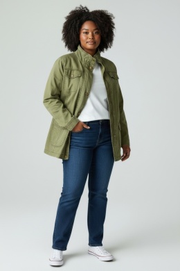 Kurtka Marks & Spencer Indigo Collection khaki 44 (utility jacket)