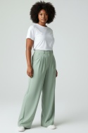 Spodnie eleganckie Primark zielone (szałwiowe) 42 (XL)