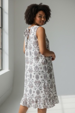 Sukienka Made in Italy paisley 100% wiskoza (One Size M/L)