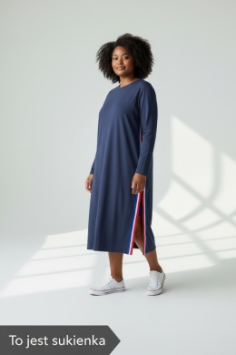 Sukienka bawełniana The Fancy granatowa L/XL