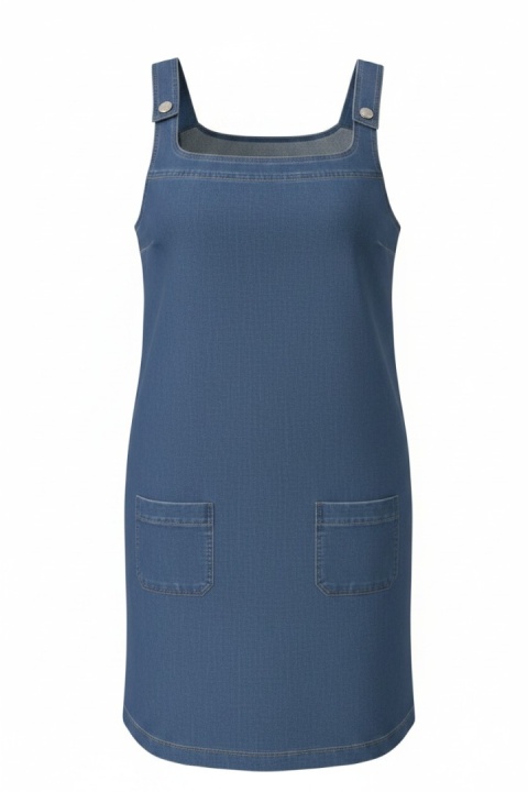 Sukienka jeansowa ogrodniczka BPC (Bonprix) 44 (XXL)