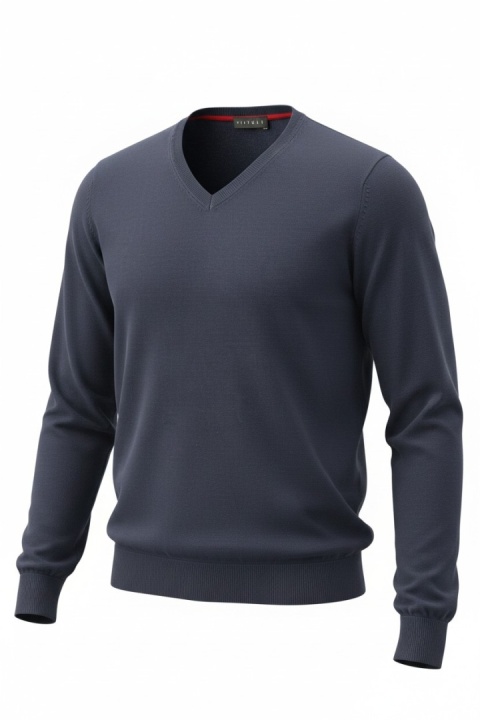 Sweter męski Vistula granatowy V‑neck M