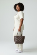 Torba Handed By – model Charlotte, ręcznie pleciona, premium, expresso brown – NOWA
